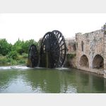 Die alten Wasserrder (Norias) in Hama