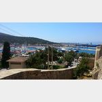 24 - Blick auf  den Yachthafen in Cesme vom Kastell aus