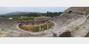 13 - Theater auf  dem Ausgrabungsgelnde in Milet